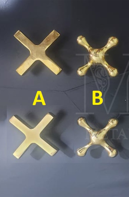 Polished Brass Shower System - Wall Mounted And Ceiling Rain Shower Head