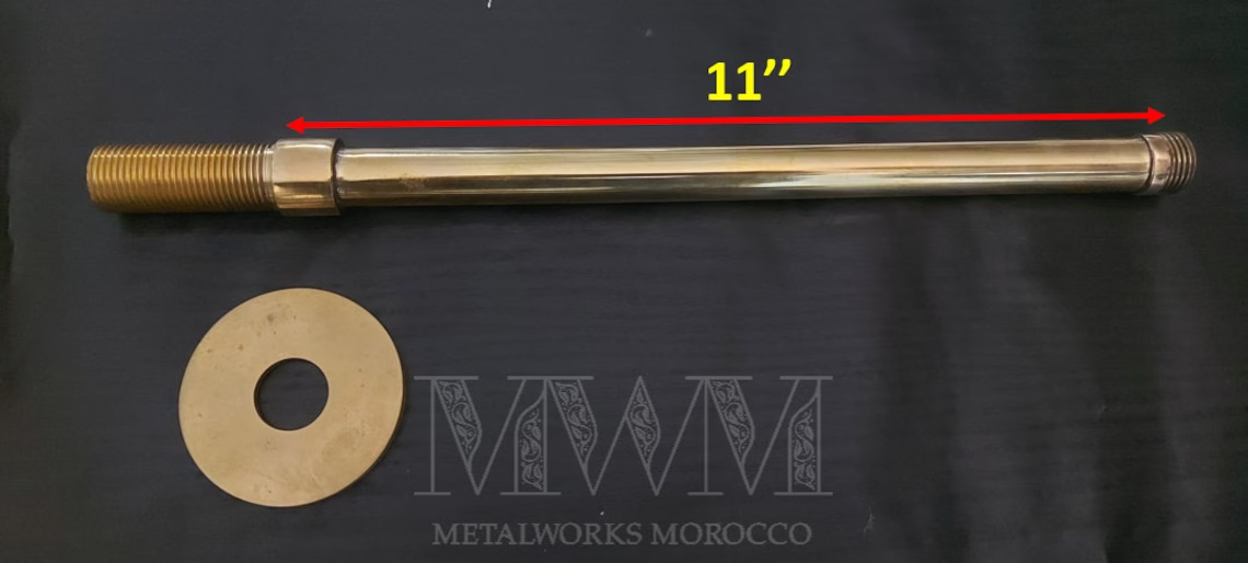 Solid Brass Ceiling Mounted Rain Shower Head With Handheld