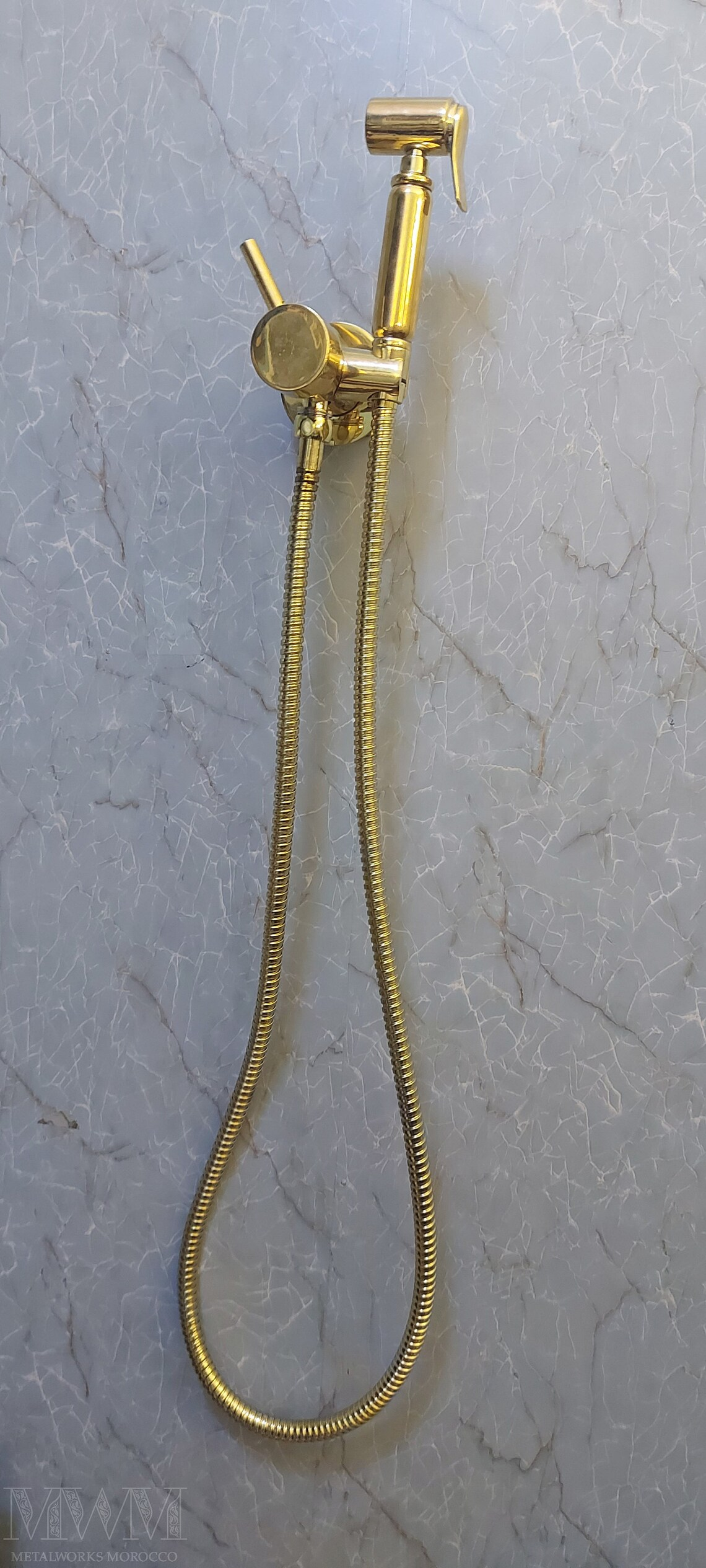 Unlacquered Brass Bidet Sprayer For Toilet