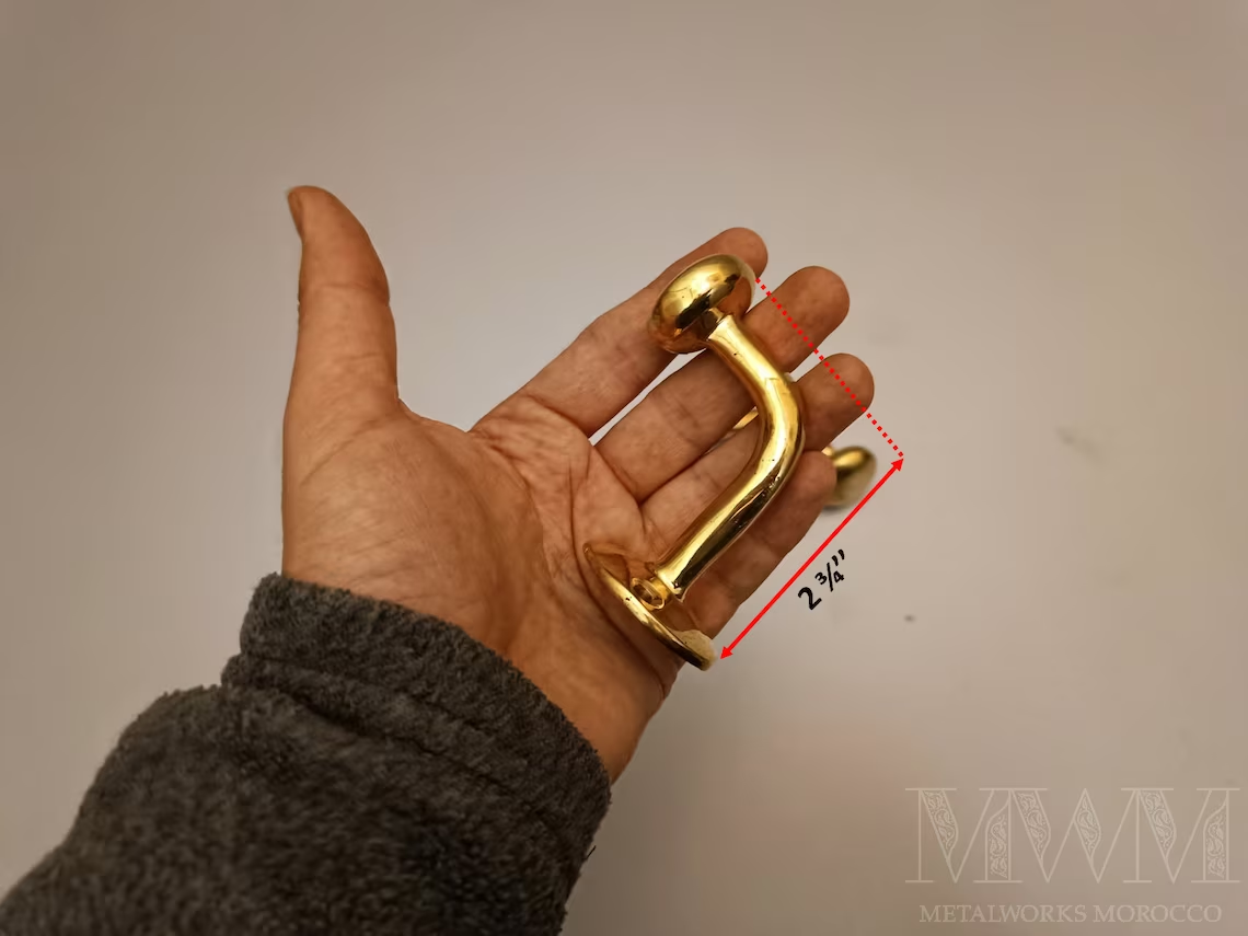 Unlacquered Brass Hooks For Wall - Coat Hooks Wall Mount