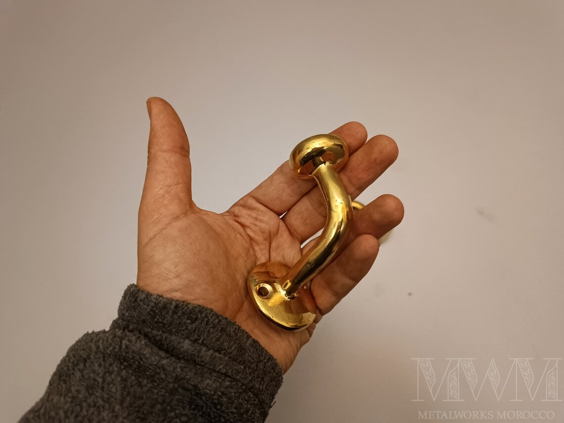 Unlacquered Brass Hooks For Wall - Coat Hooks Wall Mount
