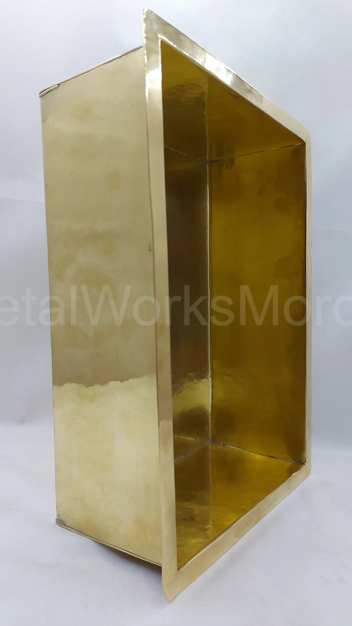 Unlacquered Brass Shower Niche Handmade