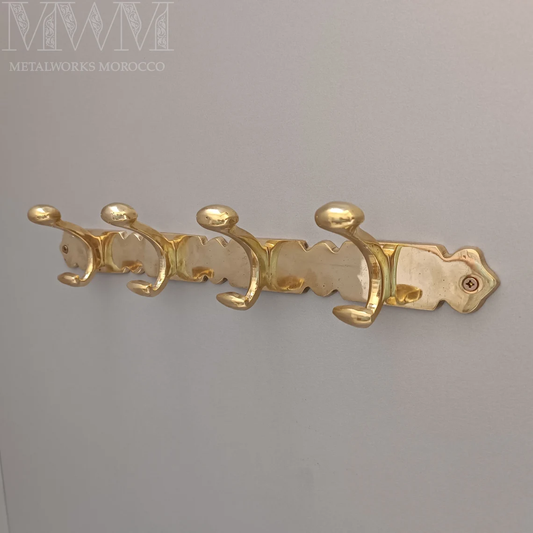 Unlacquered Brass Coat Hooks Wall Mounted