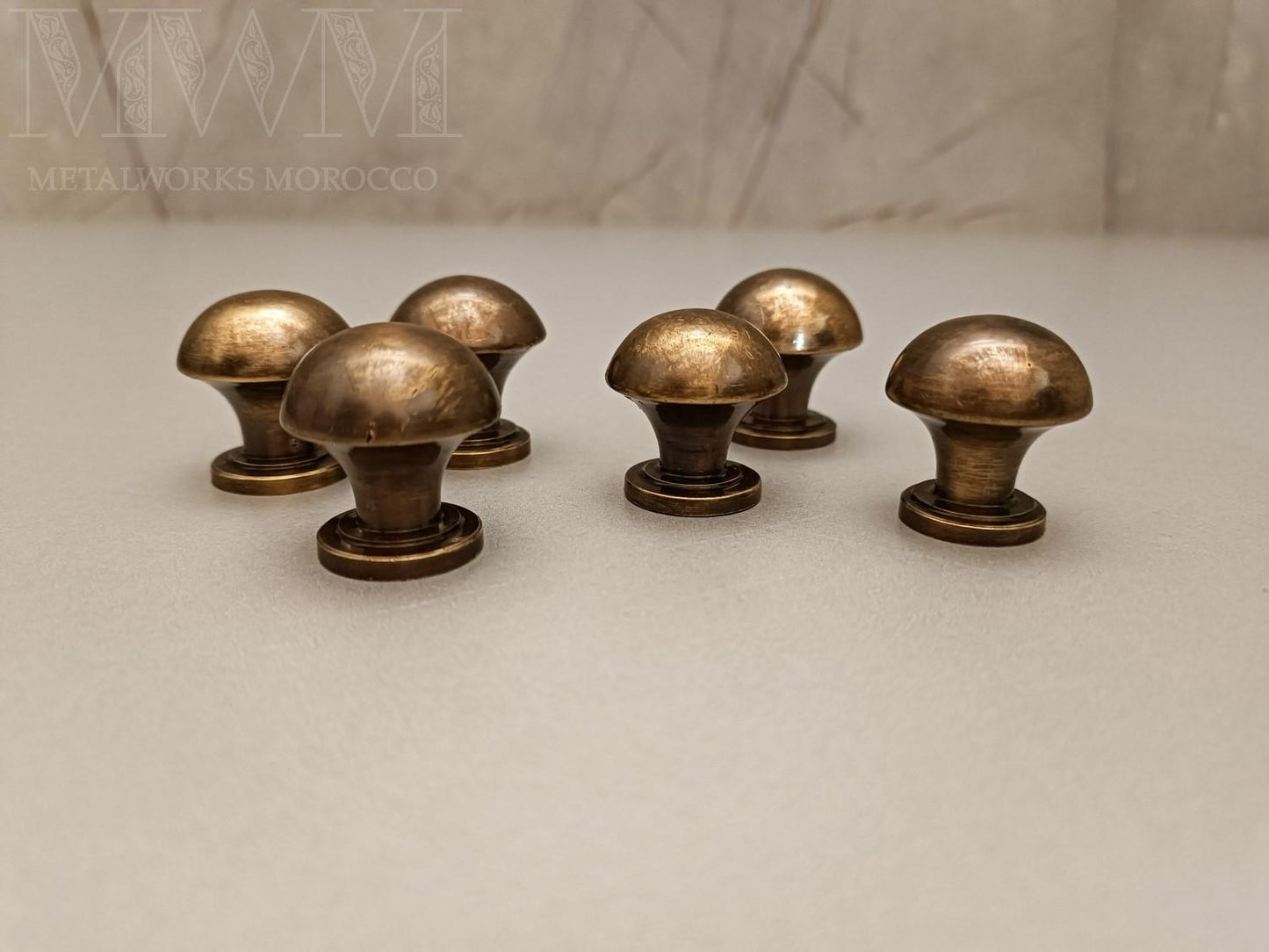 Antique Brass Cabinet Knobs Handmade