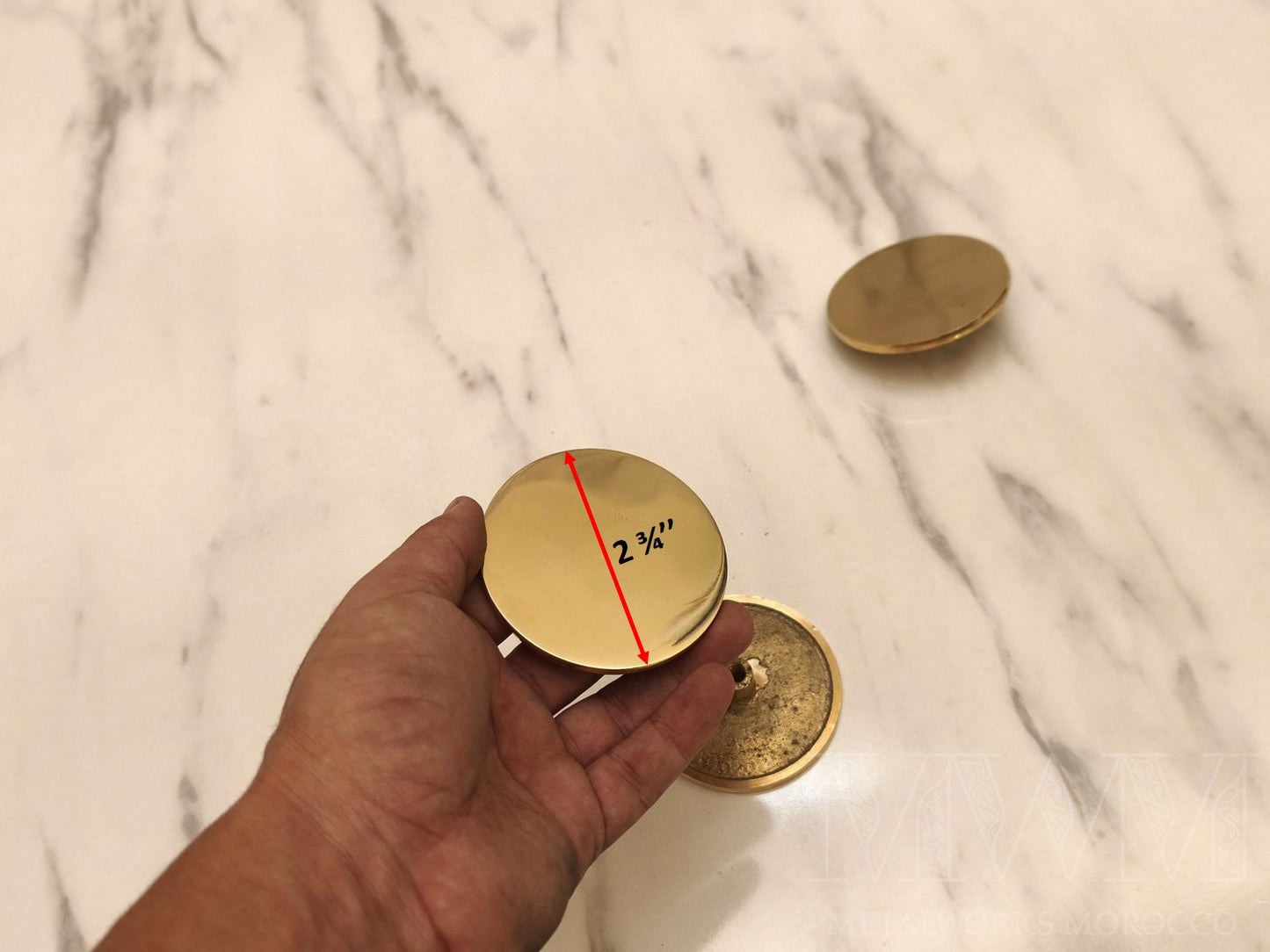 Unlacquered Brass Faucet Hole Cover