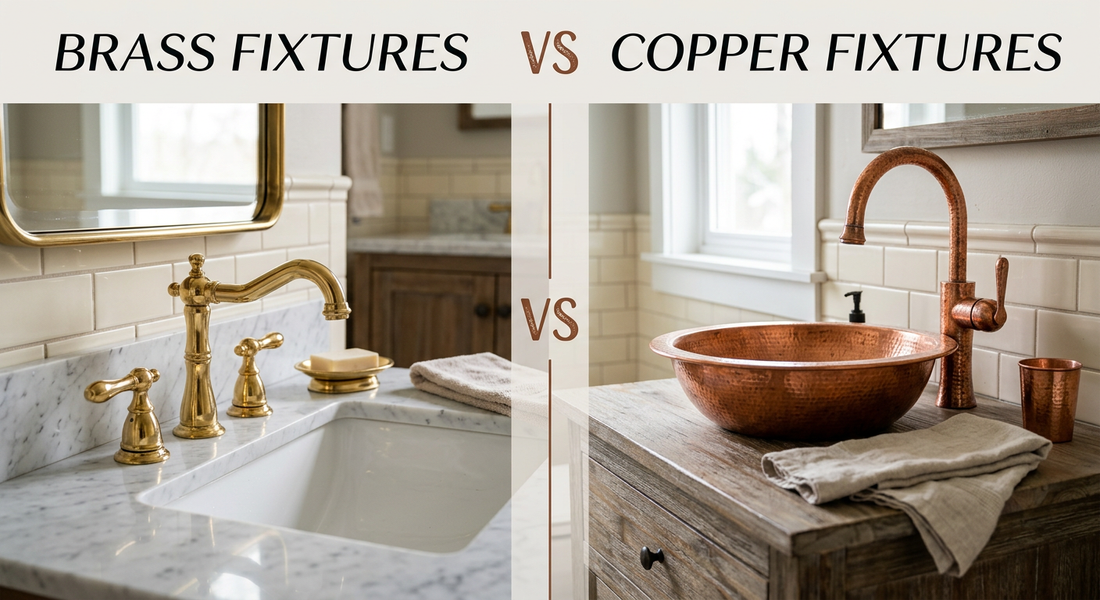Brass or Copper: Which Is Better for Your Bathroom or Kitchen?