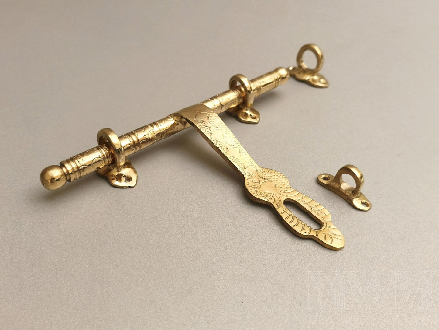 Unlacquered Brass Aldrop 6, 8, 10 And 12 inch