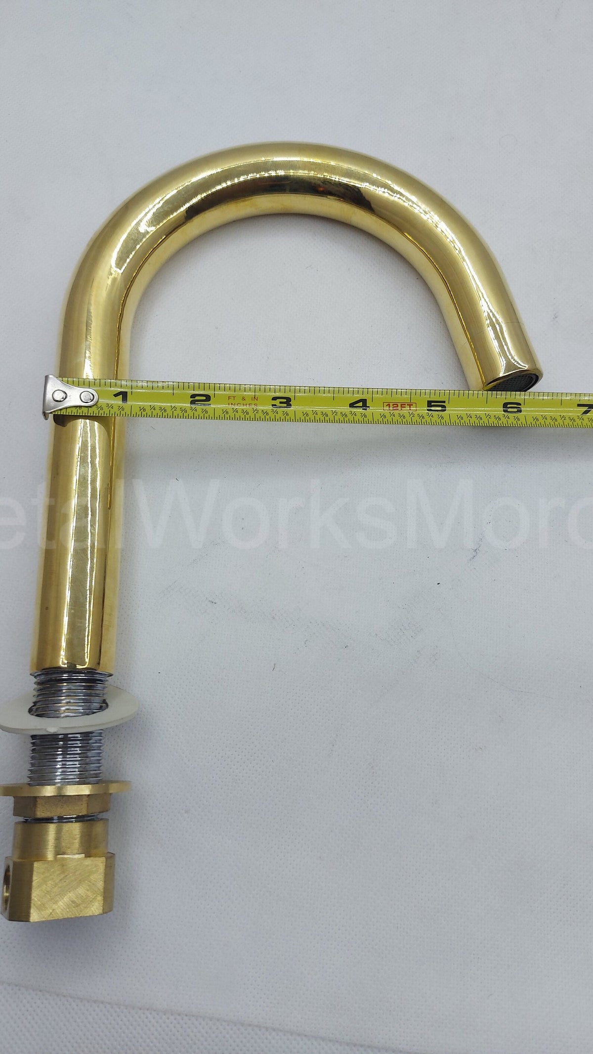 Polished Brass Bathroom Faucet 3 Hole dimensions and size reference
