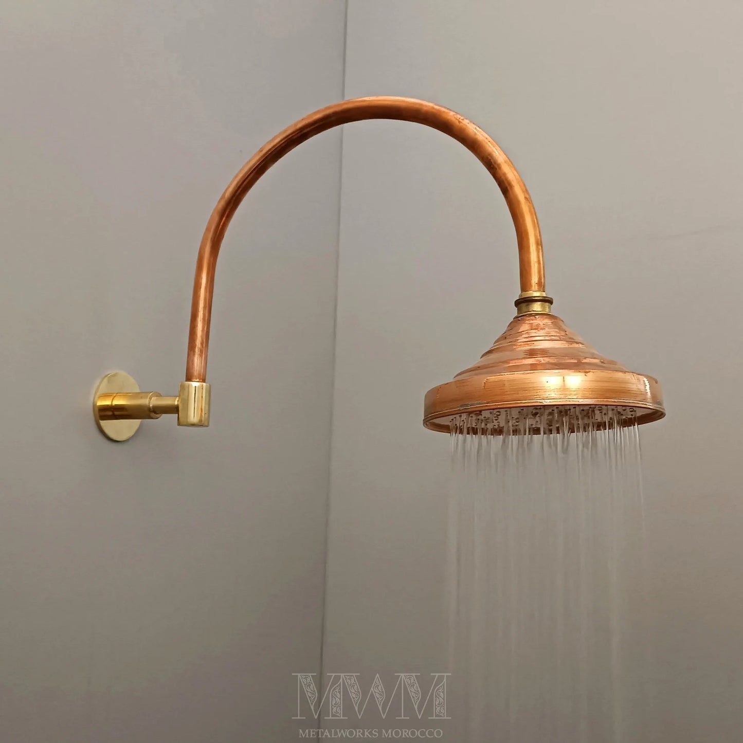 Copper Shower Head And Arm