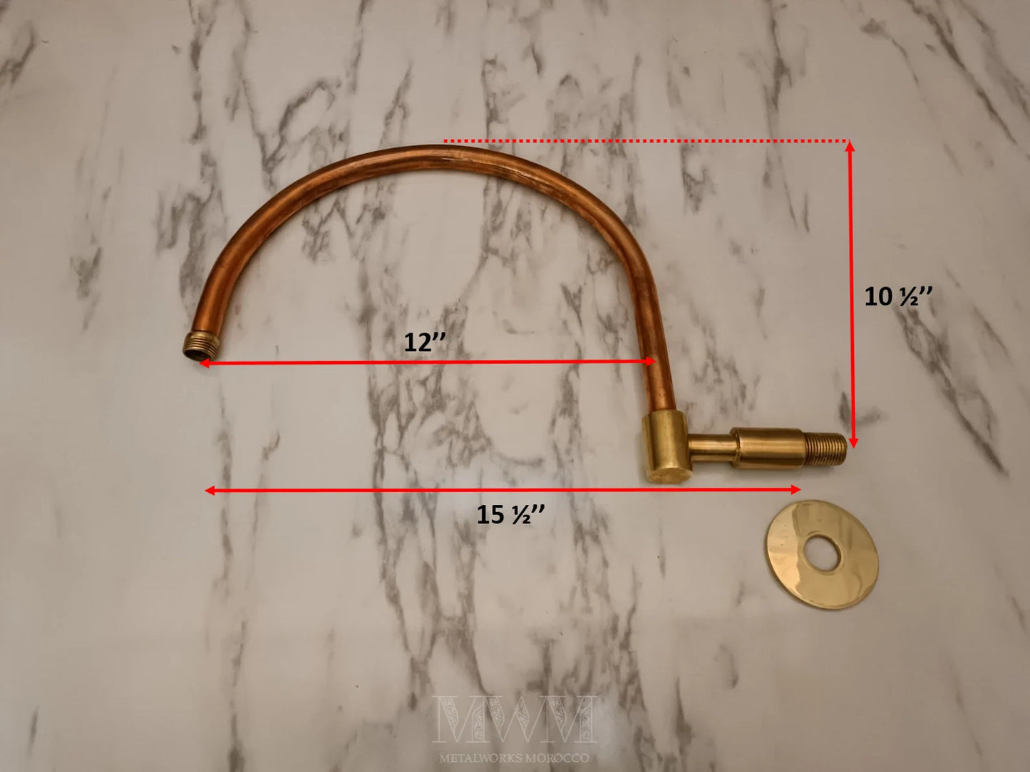 Copper Shower Head And Arm