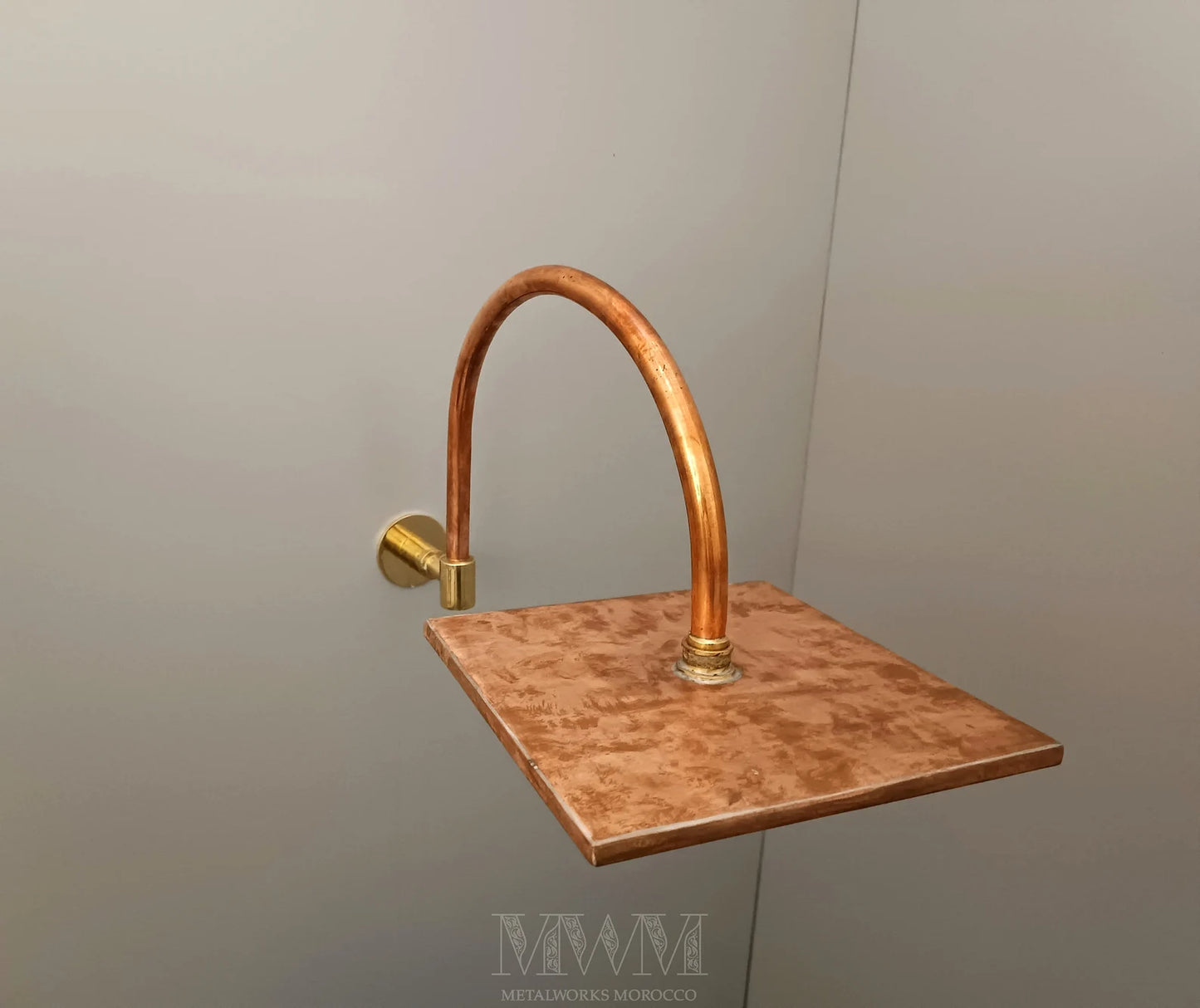 Copper Shower Head And Arm