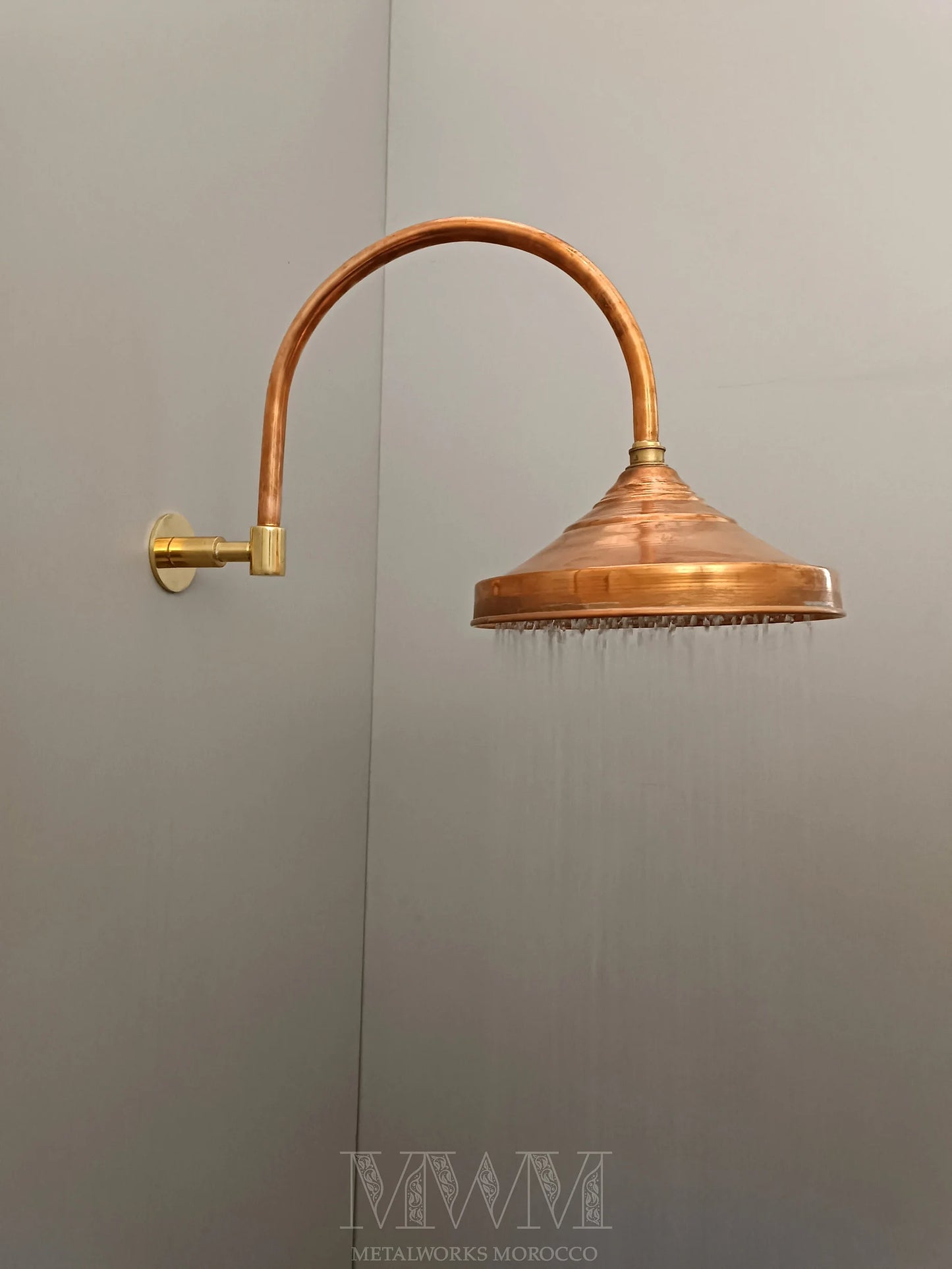 Copper Shower Head And Arm