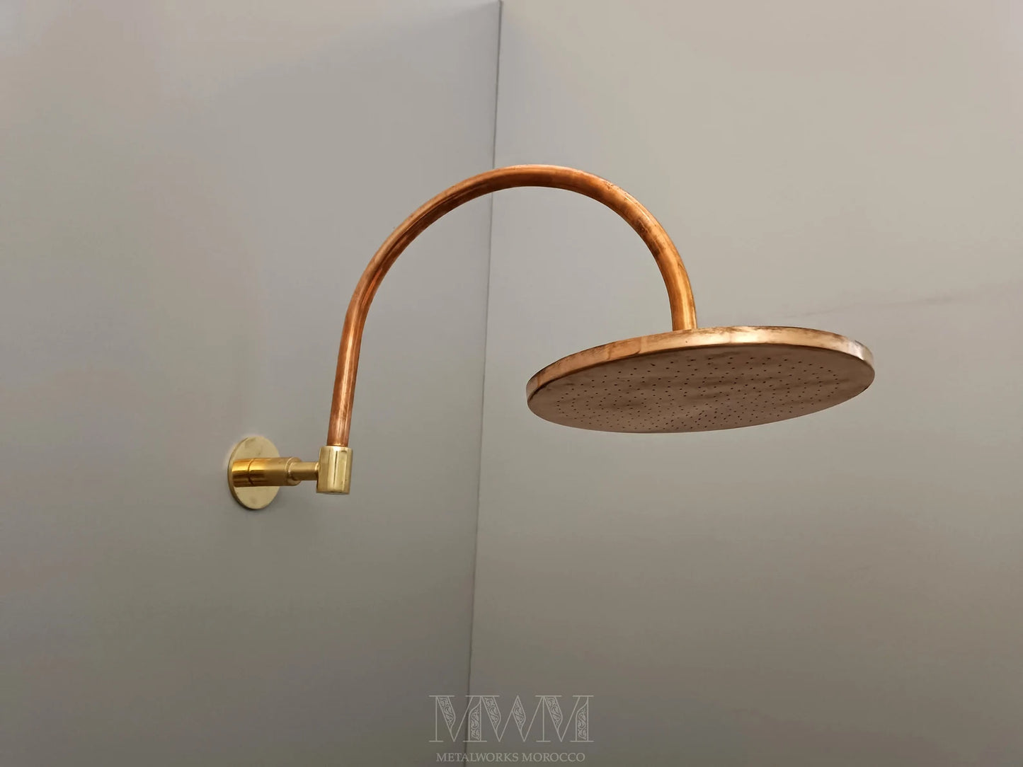 Copper Shower Head And Arm