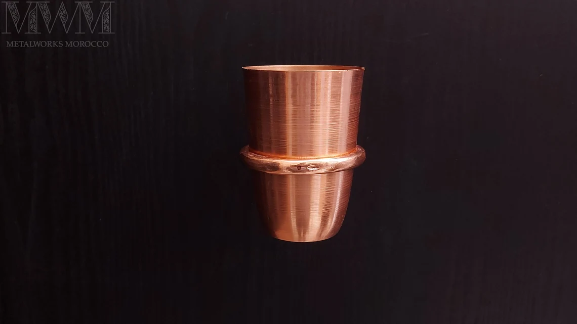 Handmade Copper Toothbrush Holder Wall Mounted