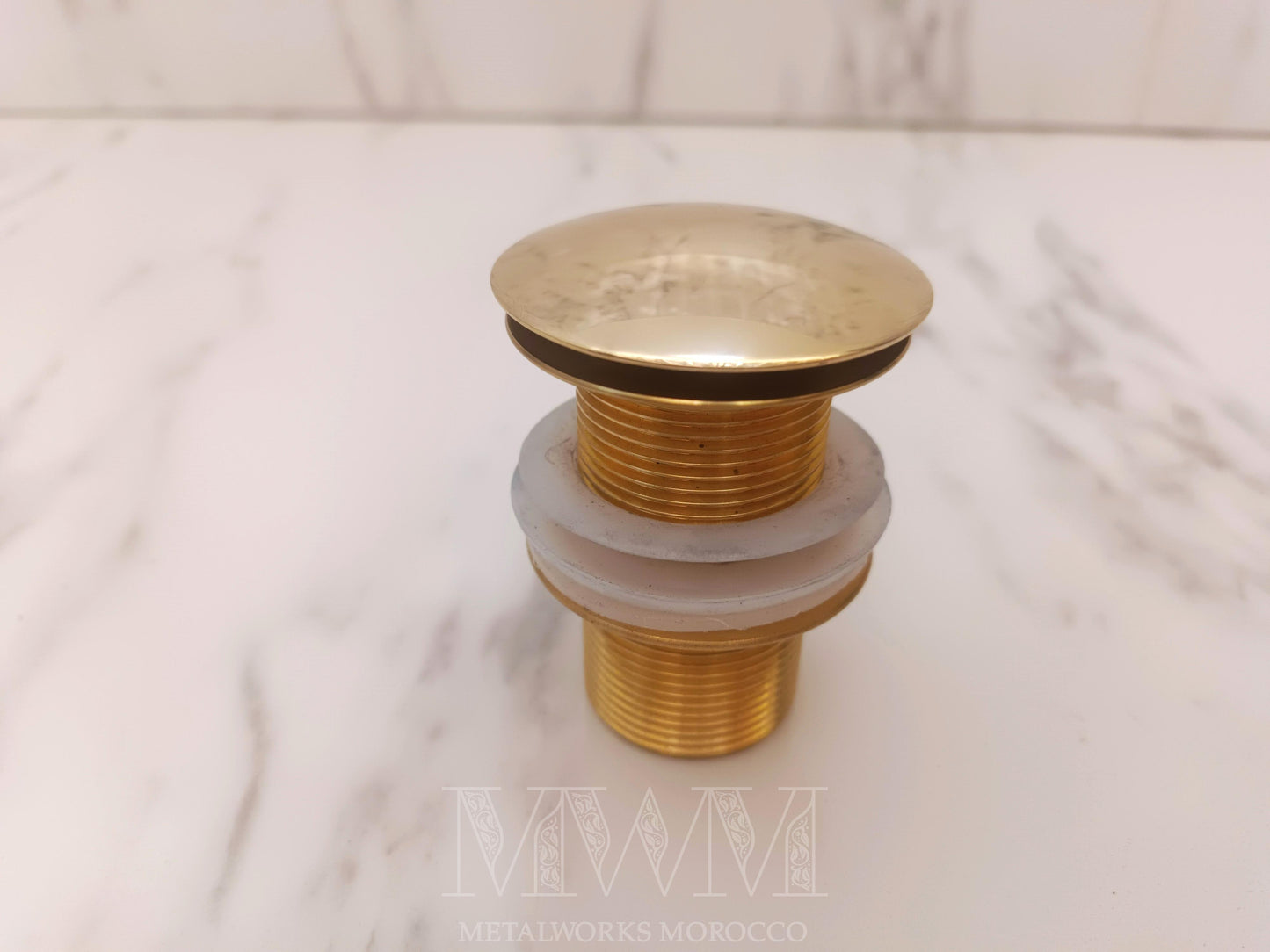 Polished Unlacquered Brass P Trap 1 1/4 inch
