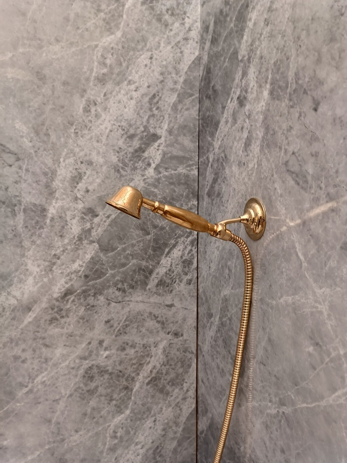 Solid Brass Bathtub And Exposed Shower Faucet Combo And Handheld dimensions and rough-in specifications
