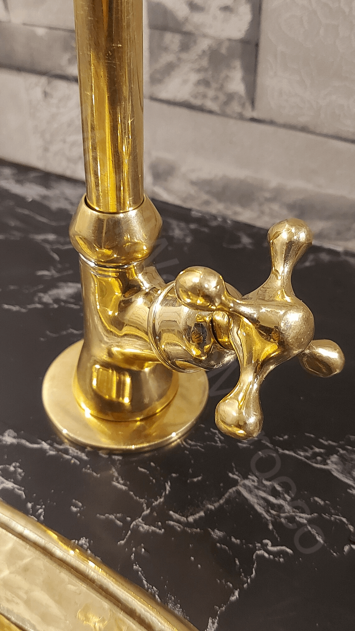 Unlacquered Brass Drinking Water Faucet Single Handle