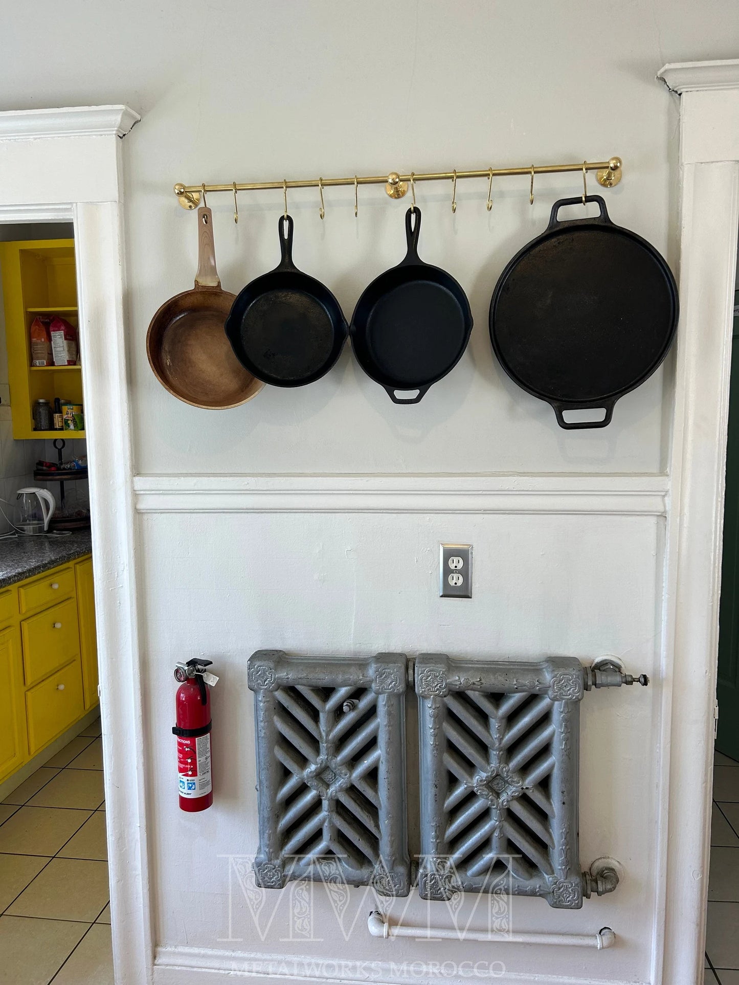 Solid Brass Pot Rack Hooks
