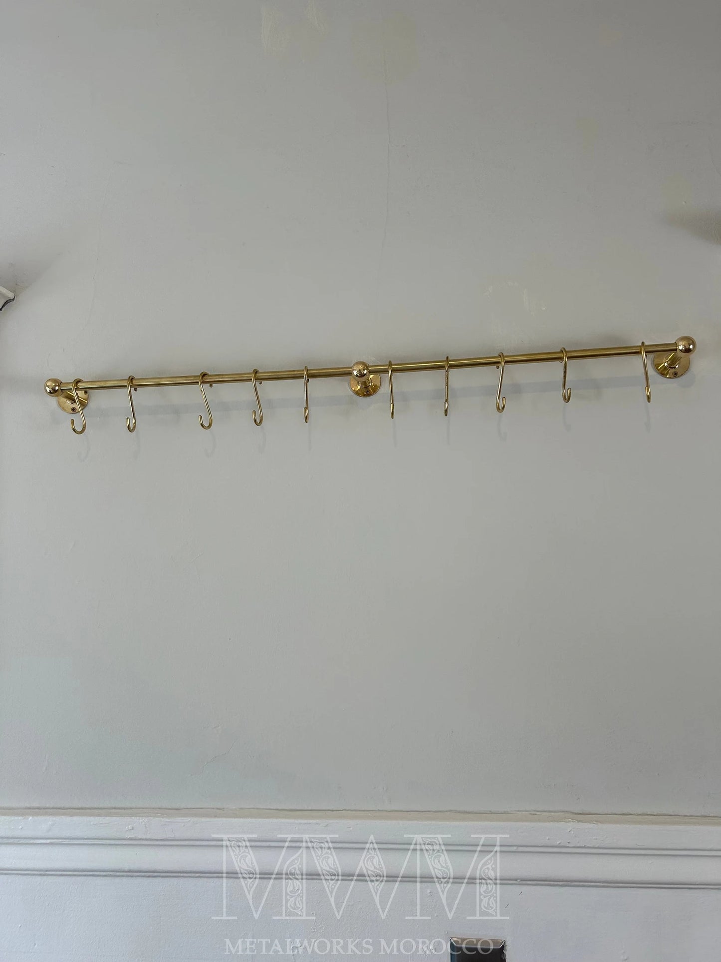 Solid Brass Pot Rack Hooks
