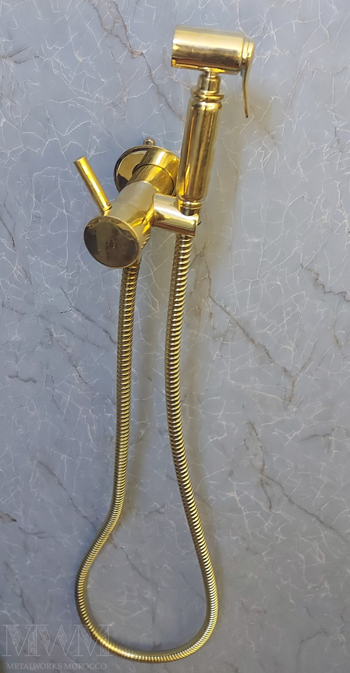 Unlacquered Brass Bidet Sprayer For Toilet