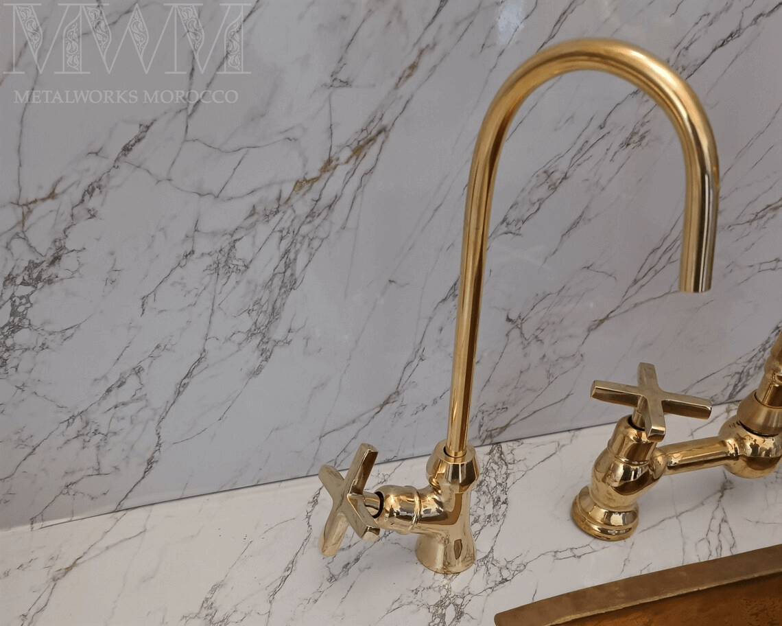Unlacquered Brass Cold Water Faucet
