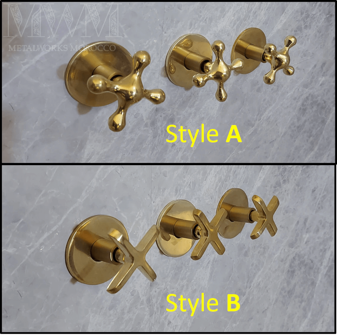 Unlacquered Brass Shower System Set With Handheld And Rain Shower