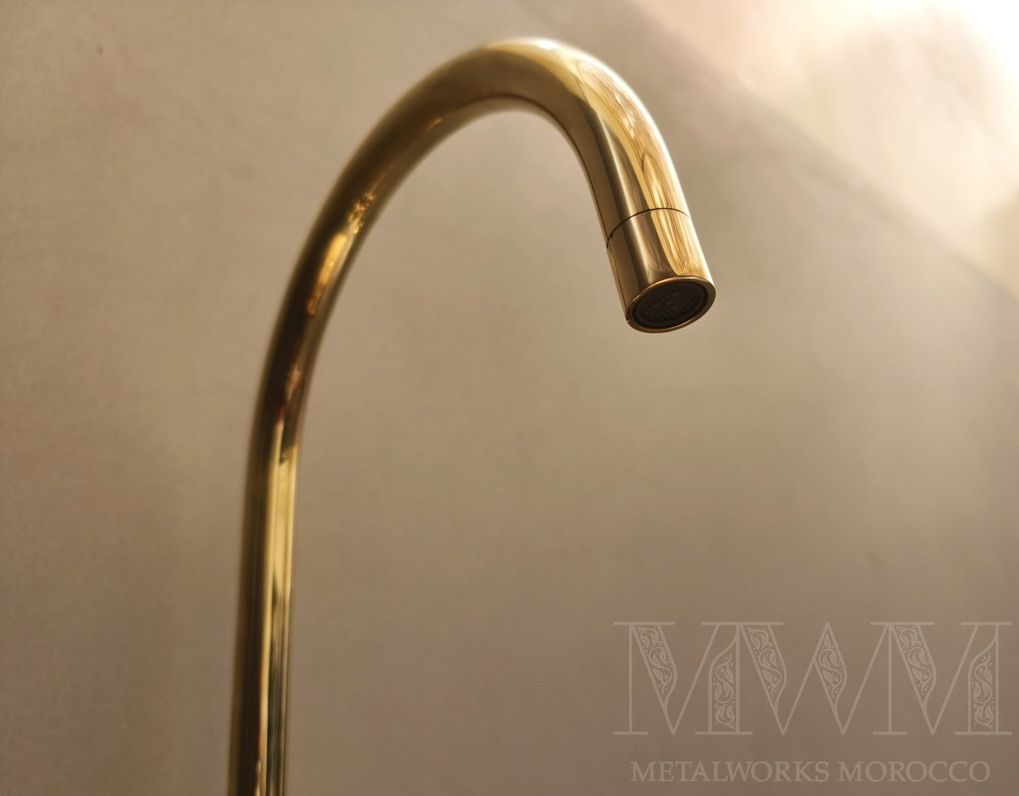 Vintage Brass Bridge Mixer Tap Curved Legs