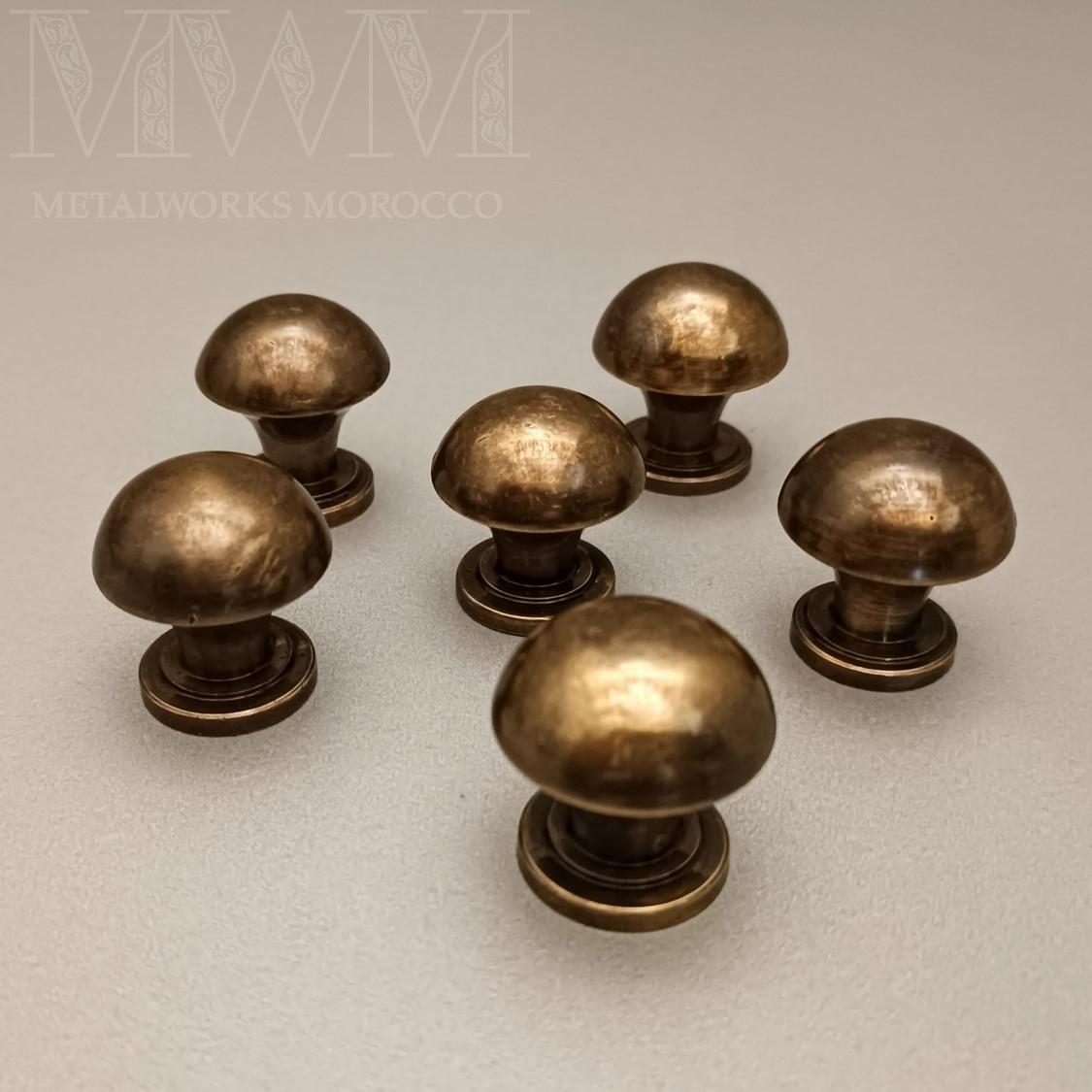 Antique Brass Cabinet Knobs Handmade