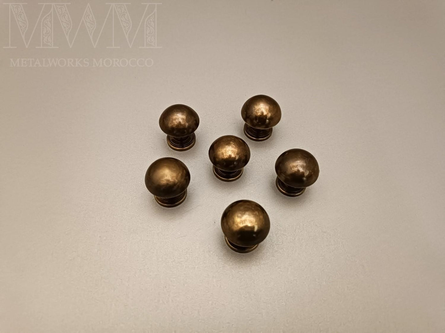 Antique Brass Cabinet Knobs Handmade