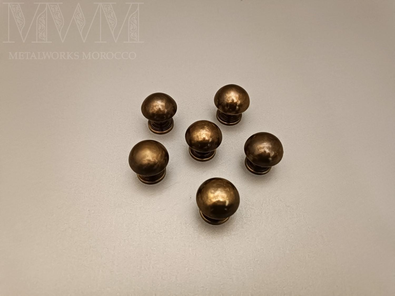 Antique Brass Cabinet Knobs Handmade