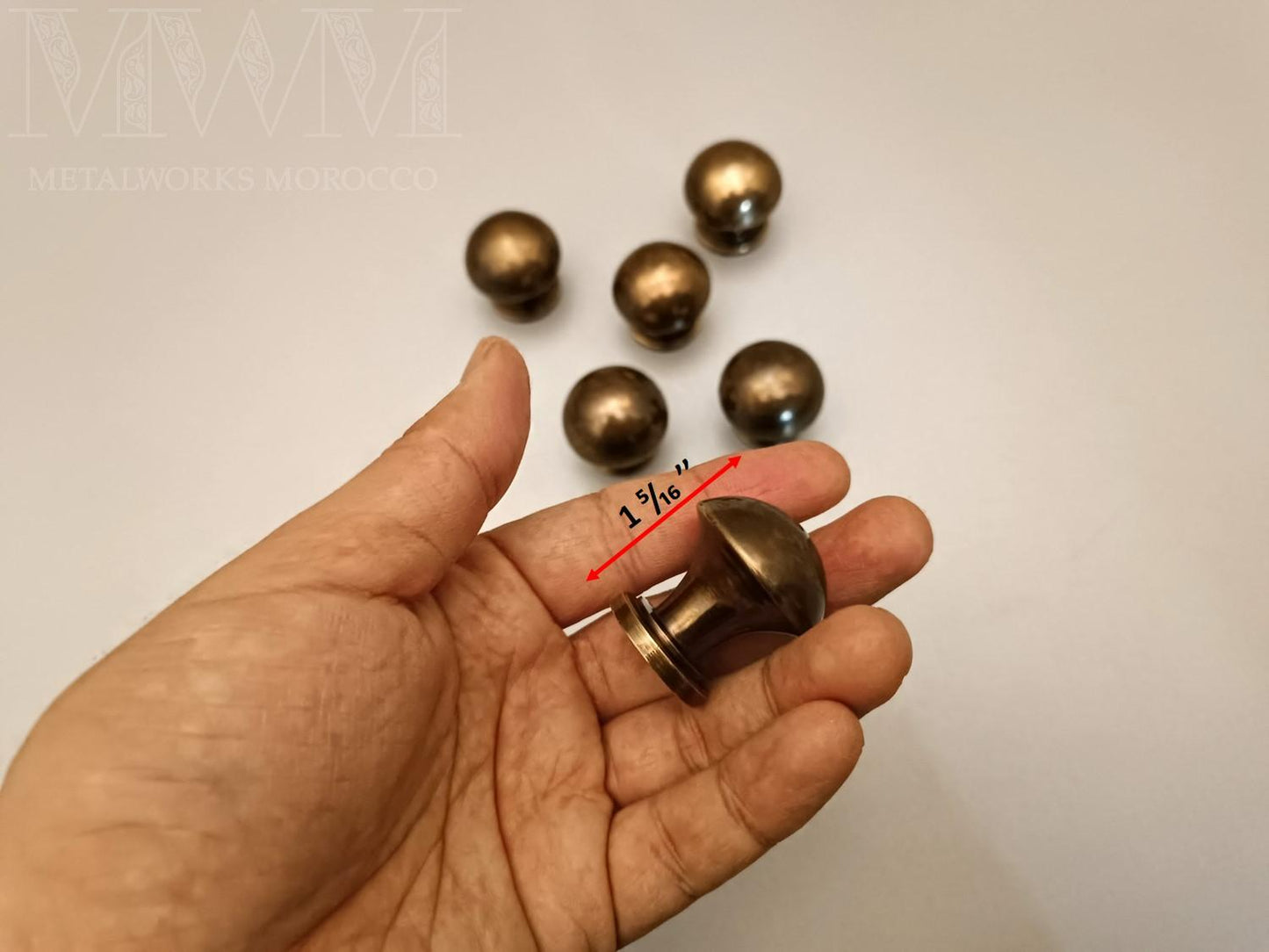 Antique Brass Cabinet Knobs Handmade