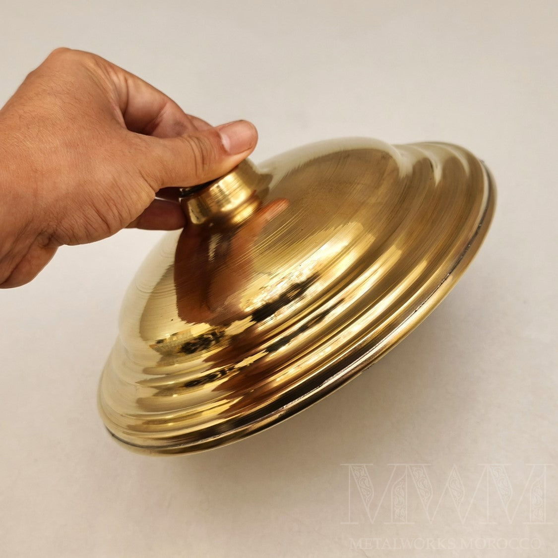 Solid Brass Outdoor Shower Head Dome-Shaped