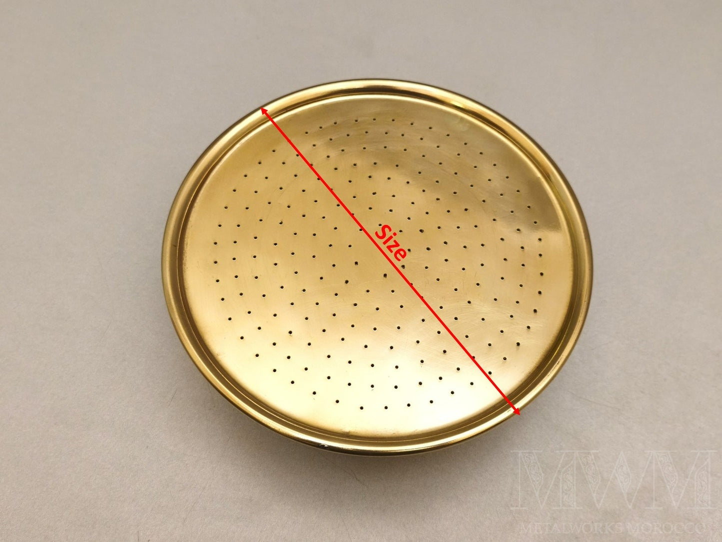 Solid Brass Outdoor Shower Head Dome-Shaped