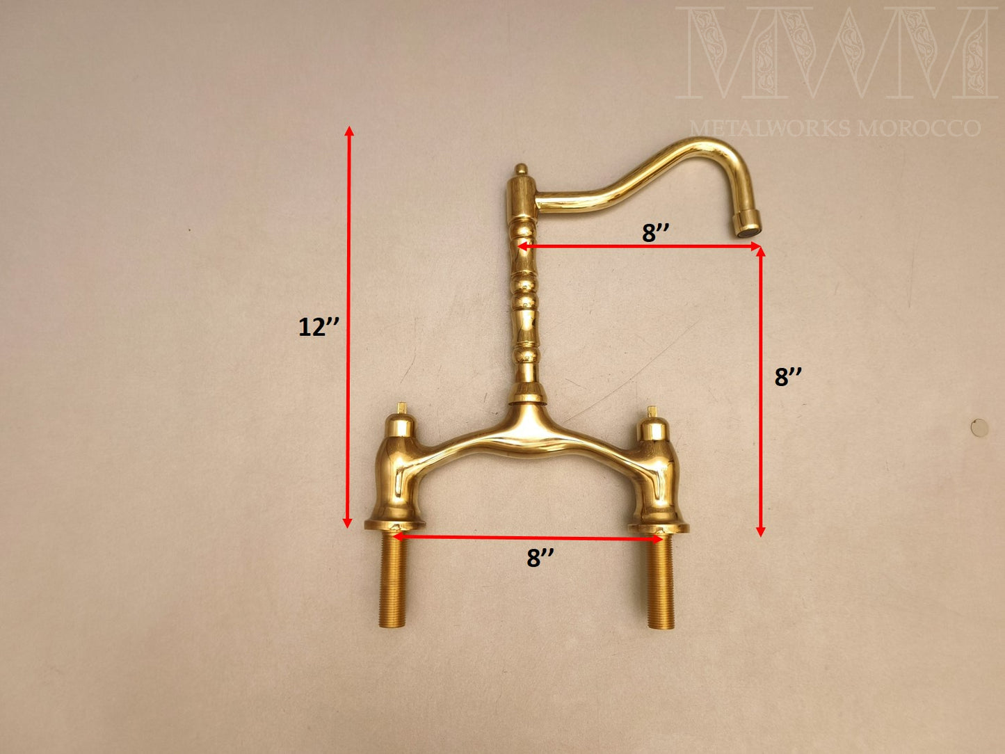 Brushed Brass Kitchen Mixer Tap