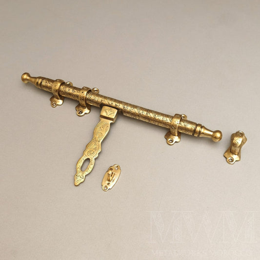 Heavy Duty Brass Aldrop For Main Door - Handmade