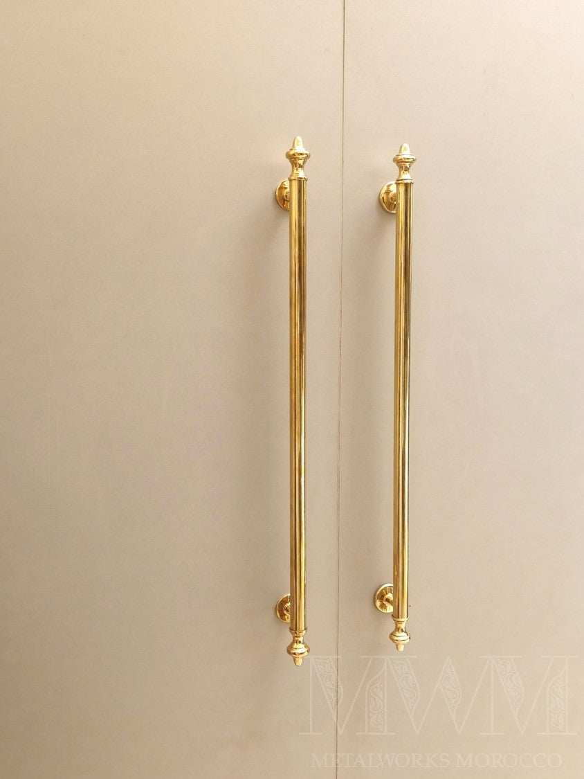 Large Solid Brass Door Pull Handles