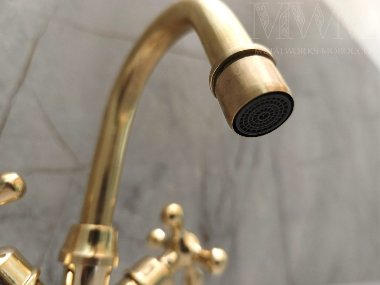 Polished Brass Bathroom Faucet Single Hole – Unlacquered Solid Brass