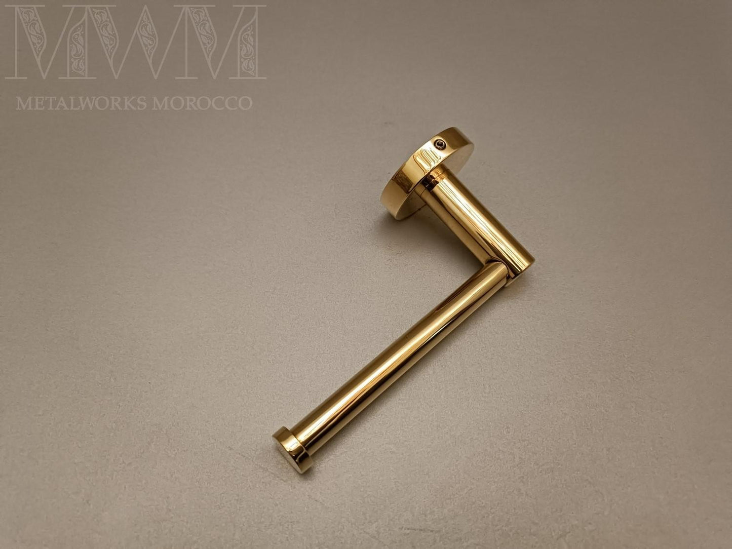 Polished Brass Toilet Tissue Holder