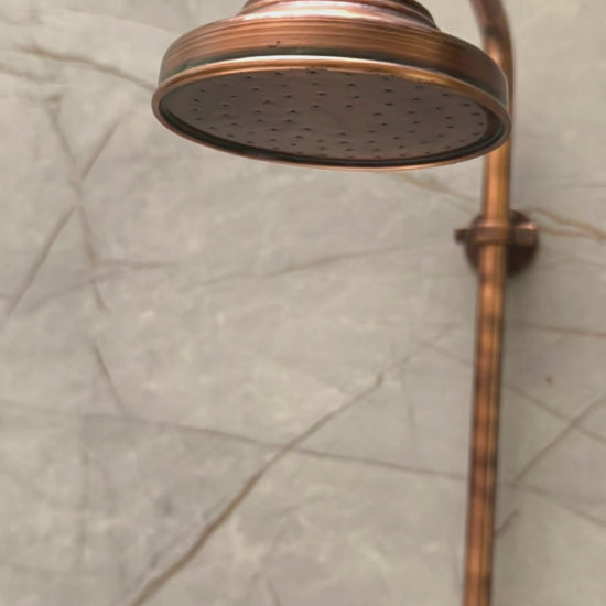 Exposed Pipe Shower System Oil Rubbed Bronze