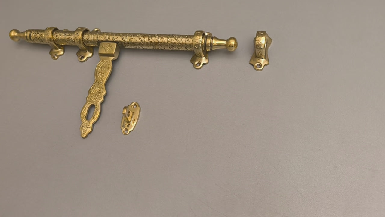 Heavy Duty Brass Aldrop For Main Door - Handmade