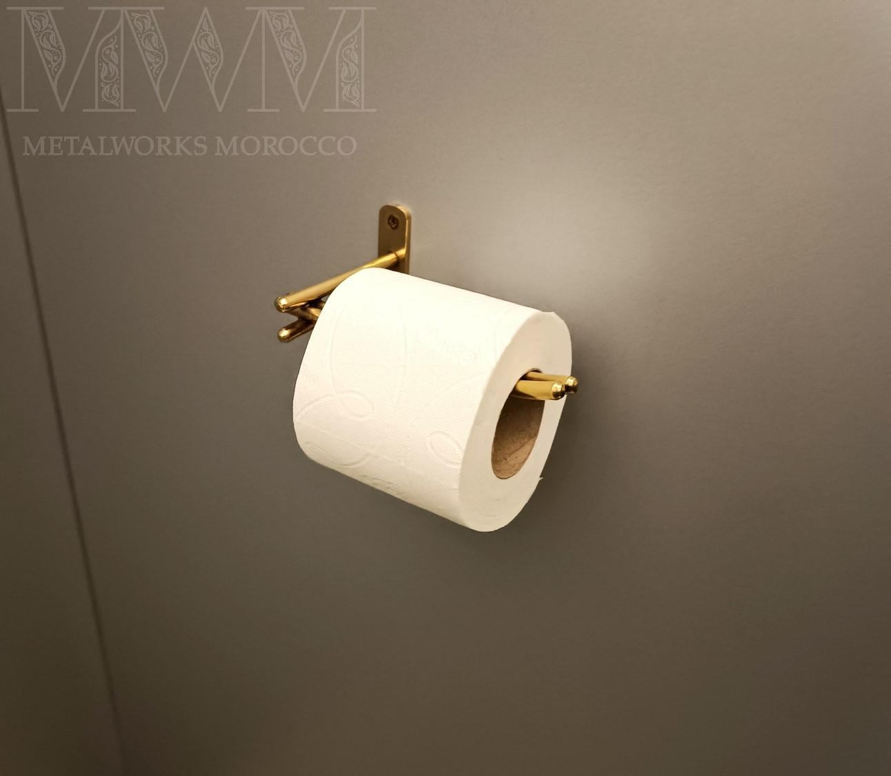 Solid Brass Toilet Paper Holder
