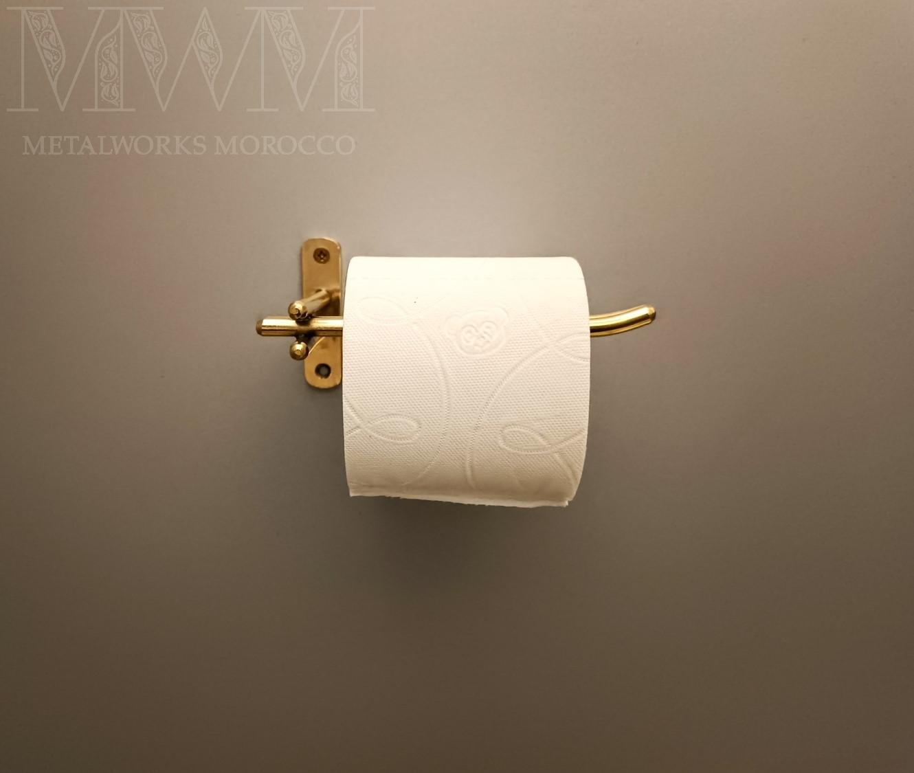 Solid Brass Toilet Paper Holder