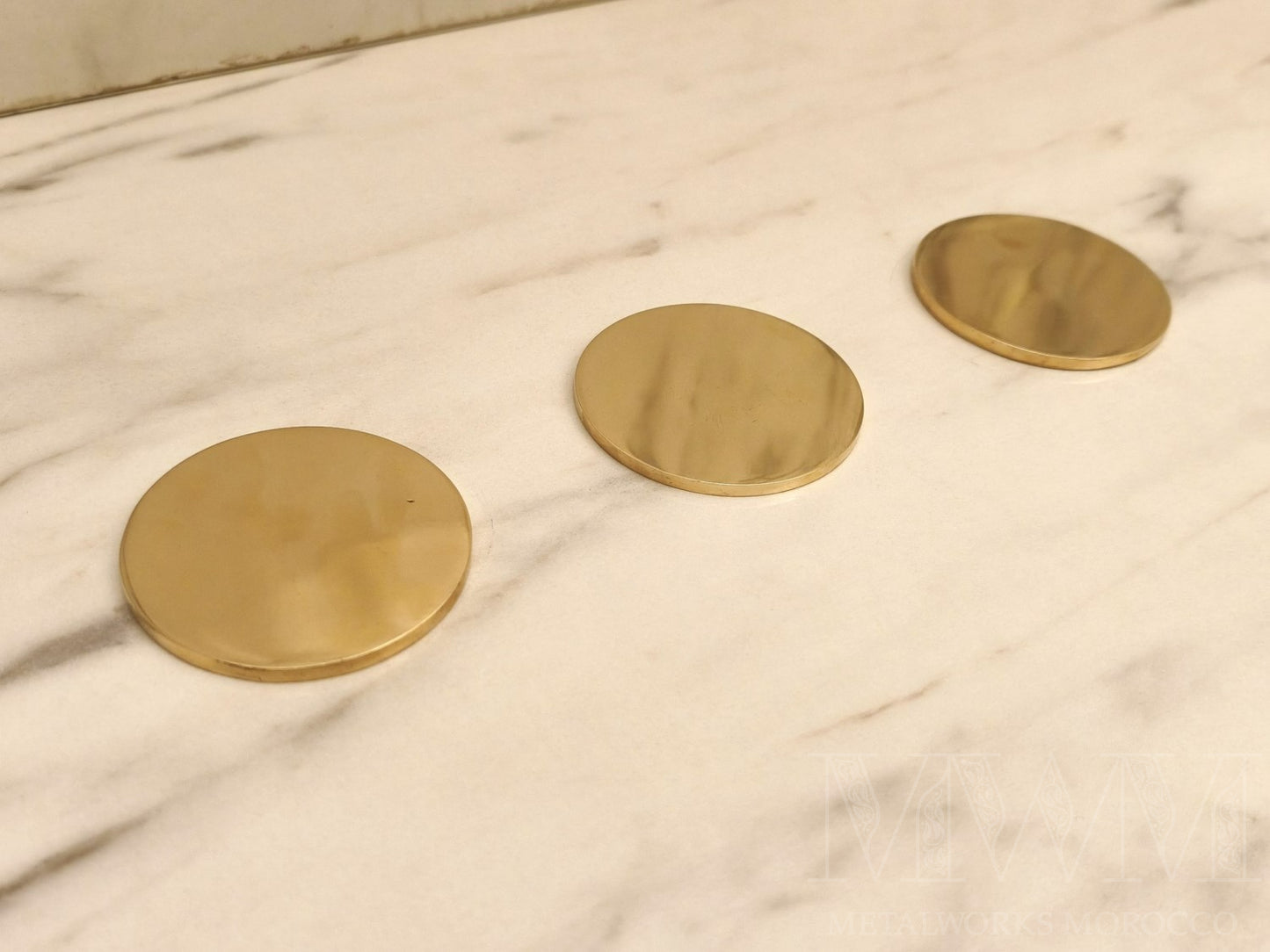 Unlacquered Brass Faucet Hole Cover