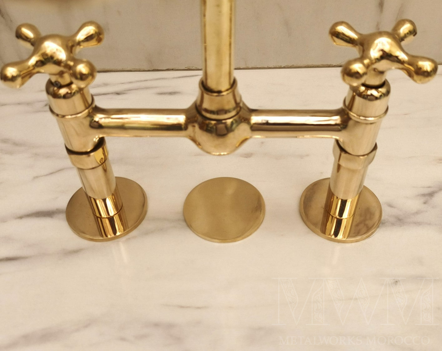 Unlacquered Brass Faucet Hole Cover