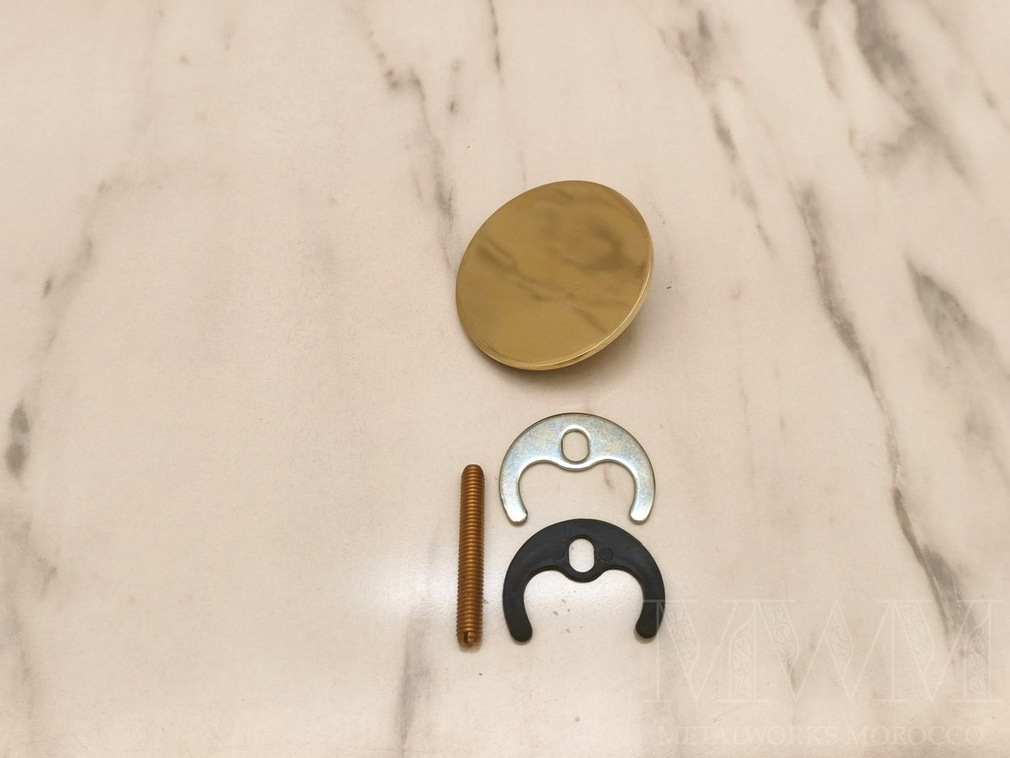 Unlacquered Brass Faucet Hole Cover