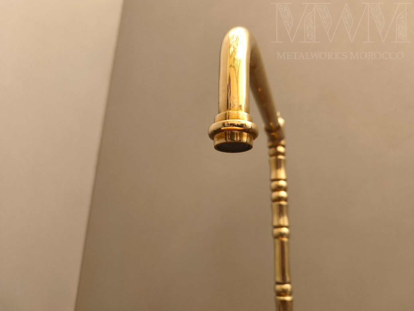 Unique Brass Farmhouse Kitchen Faucet