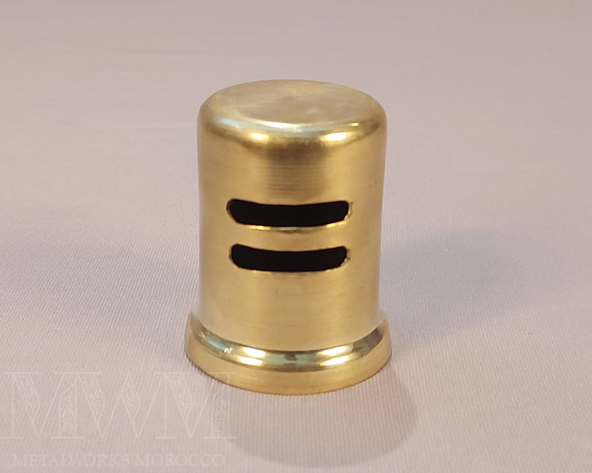Unlacquered Brass Air Gap Dishwasher Cover - Moroccan Handmade