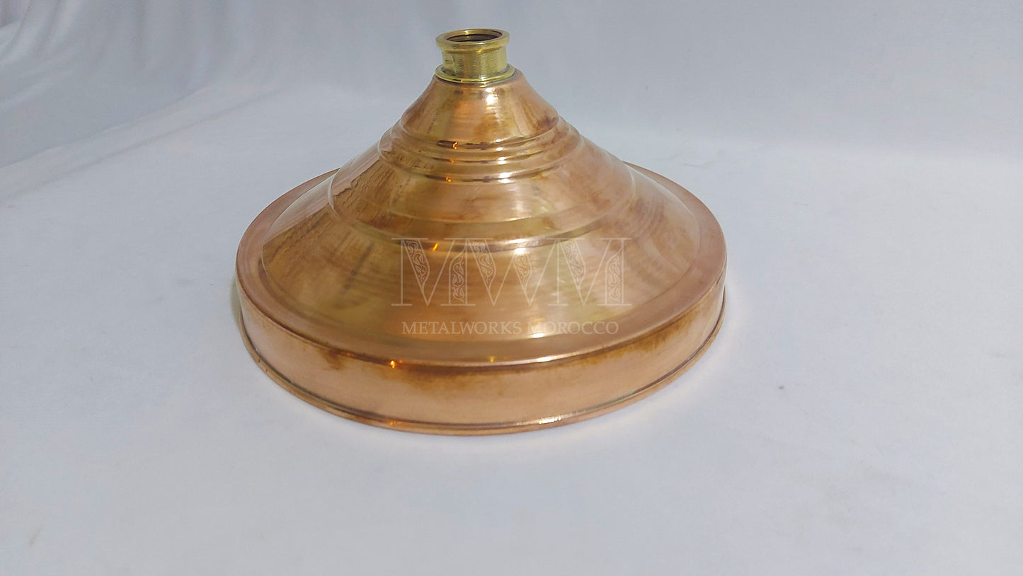 Copper Outdoor Shower Head - Handmade Round Showerhead
